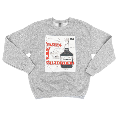 Drunk Pitbull - Gray Sweatshirt