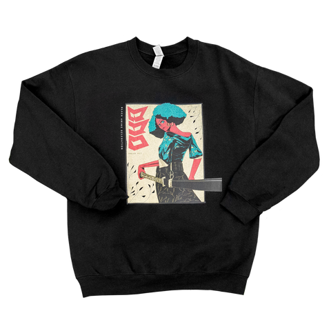 Samurai Girl - Black Sweatshirt